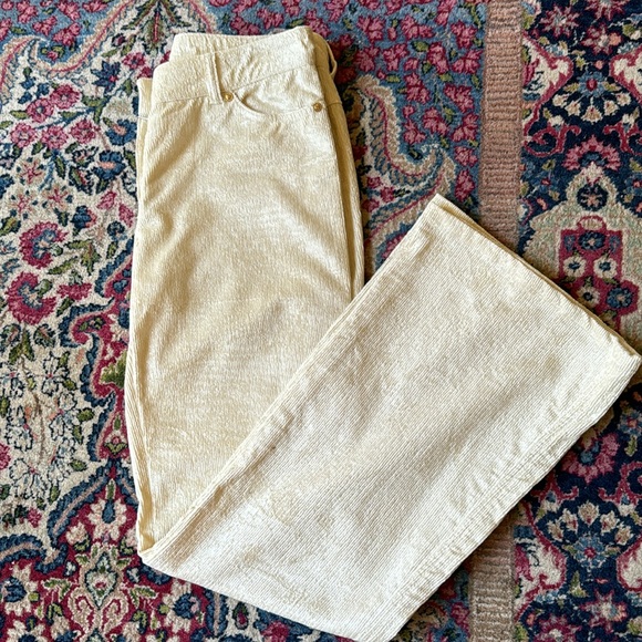 ESCADA ivory butter-soft corduroy look jean, size 36 EU - Picture 13 of 14